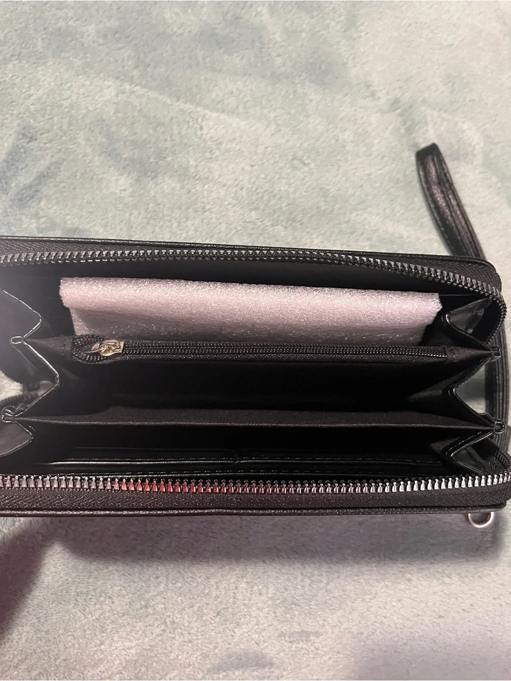 Disney Black Wallet with Holographic Mickey Accent